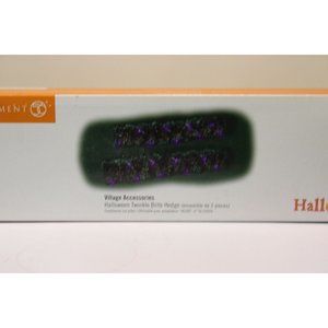 Dept 56 Halloween Village - Twinkle Brite Hedge - Purple.